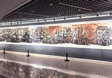 张亚贤巨作亮相“丝路华章”书画展